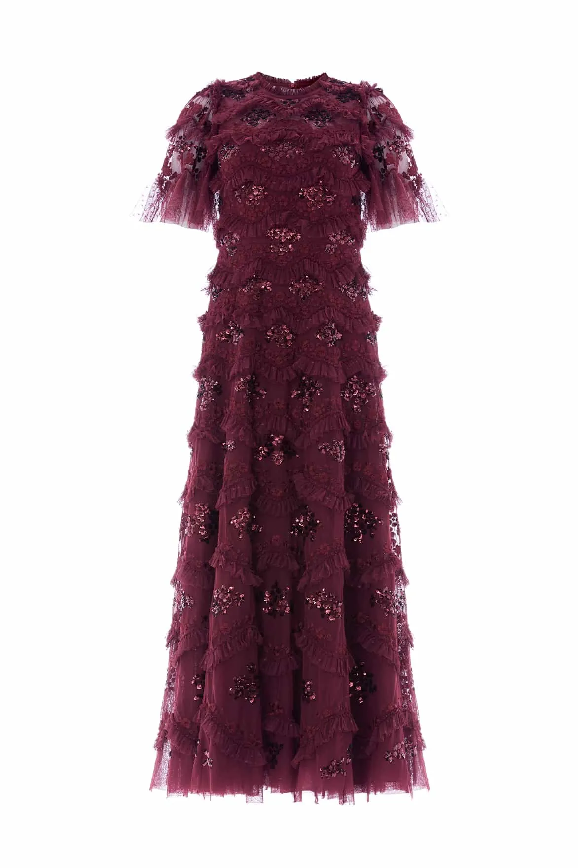 Daisy Wave Ankle Gown Soft Neutral