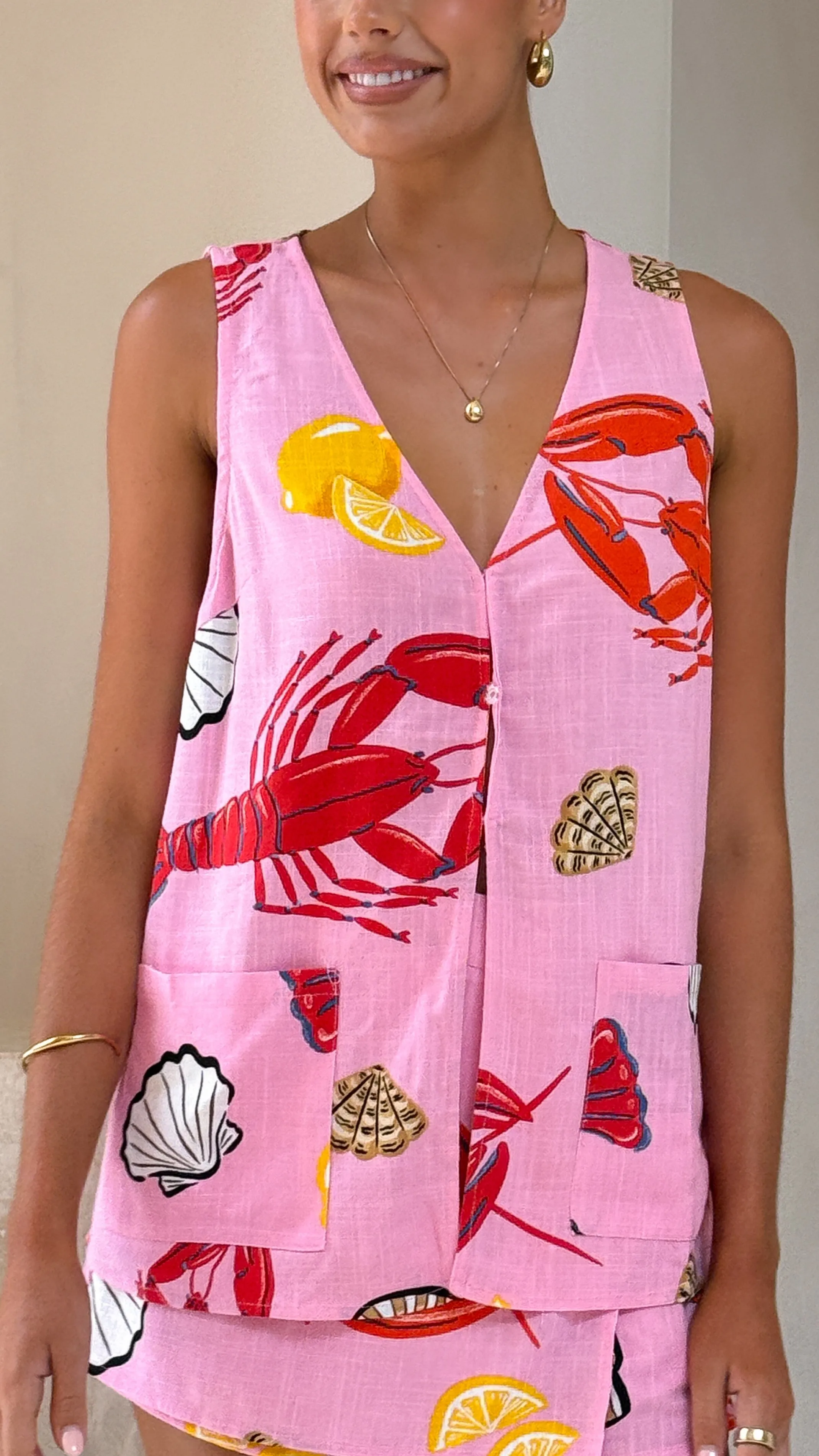 AbrasionResistantFabric Dali Top - Shell Lover Print