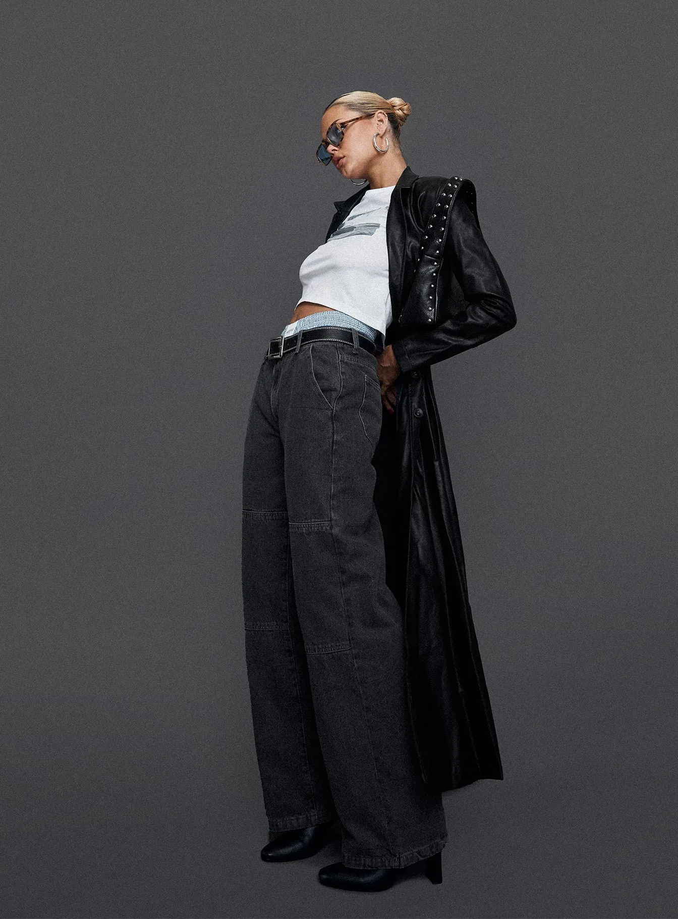 Freedom Jeans Washed Charcoal Adaptive Look