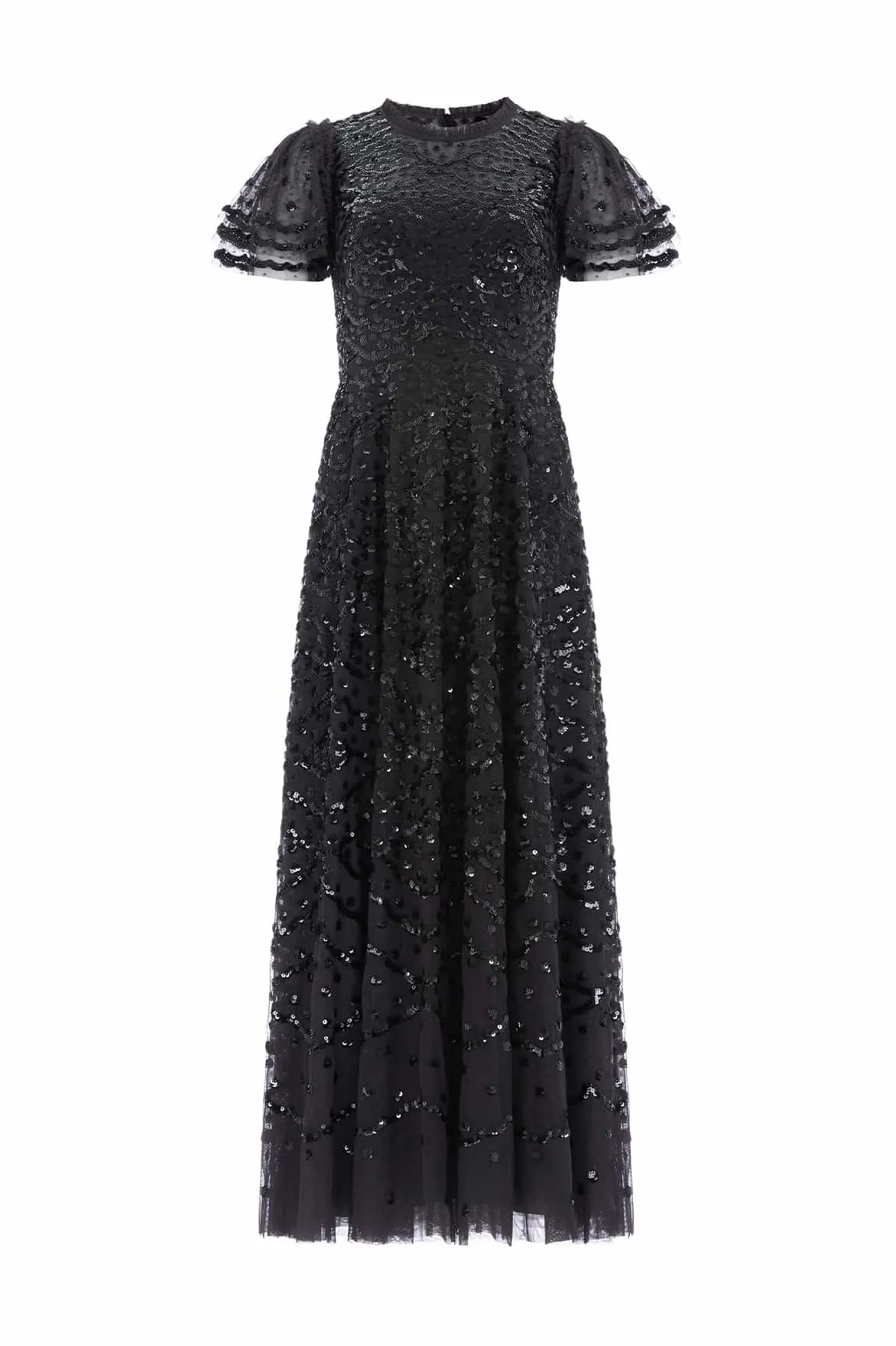 Deco Dot Ankle Gown Water-resistant Red-Carpet
