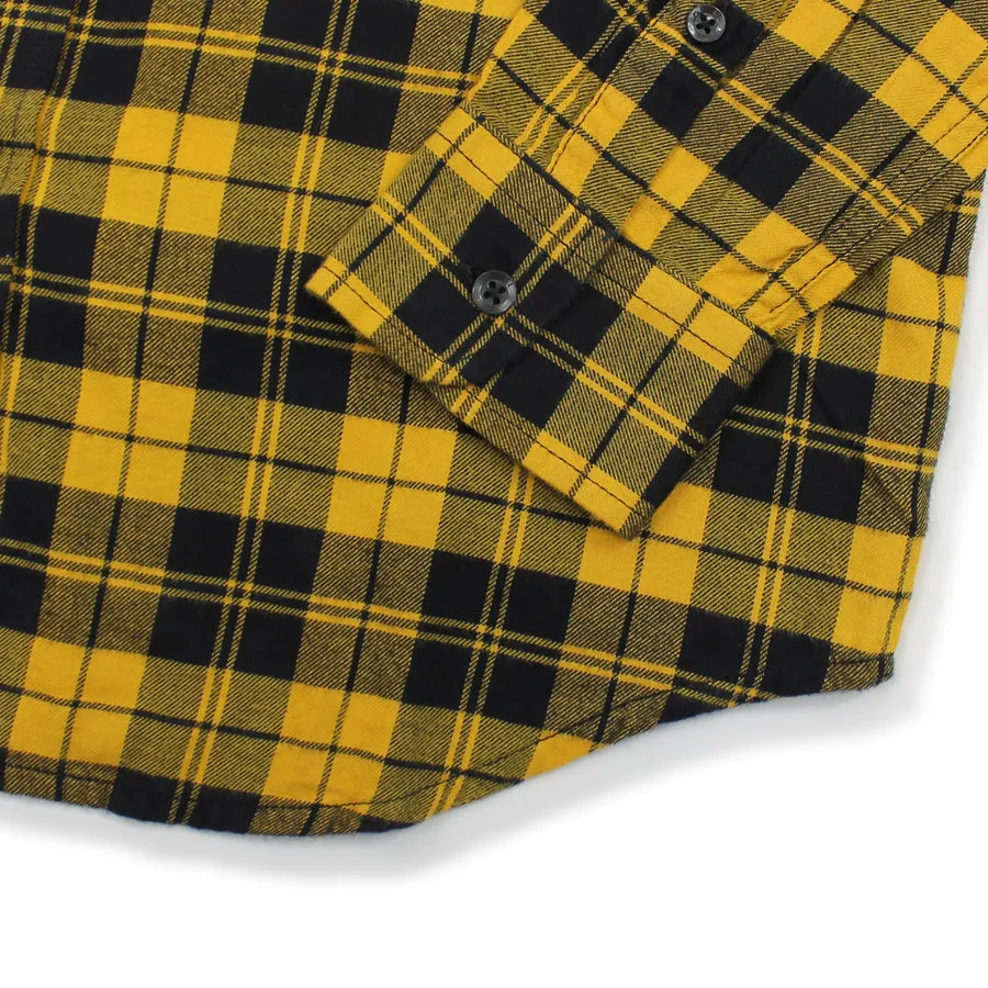Diesel - S-MOI-CHK Check Shirt in Yellow Daily Comfort Style