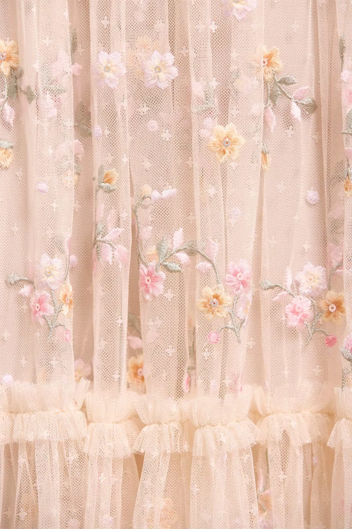 Dragonfly Garden Ankle Gown soft look