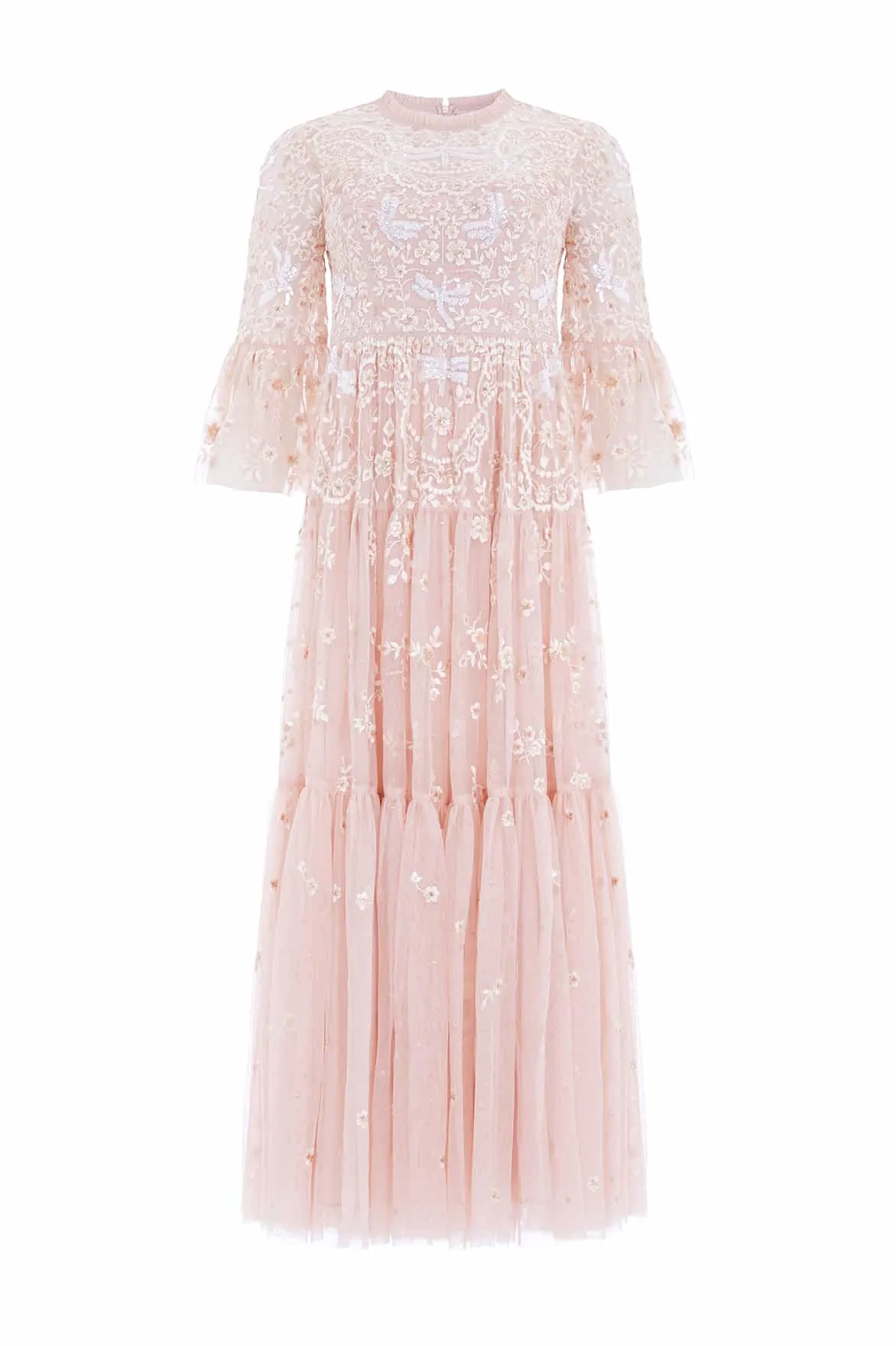 Dragonfly Garden Ankle Gown Daily Silhouette