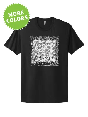 Blackberry Rose ?? Unisex T-Shirt Relaxed Waistband