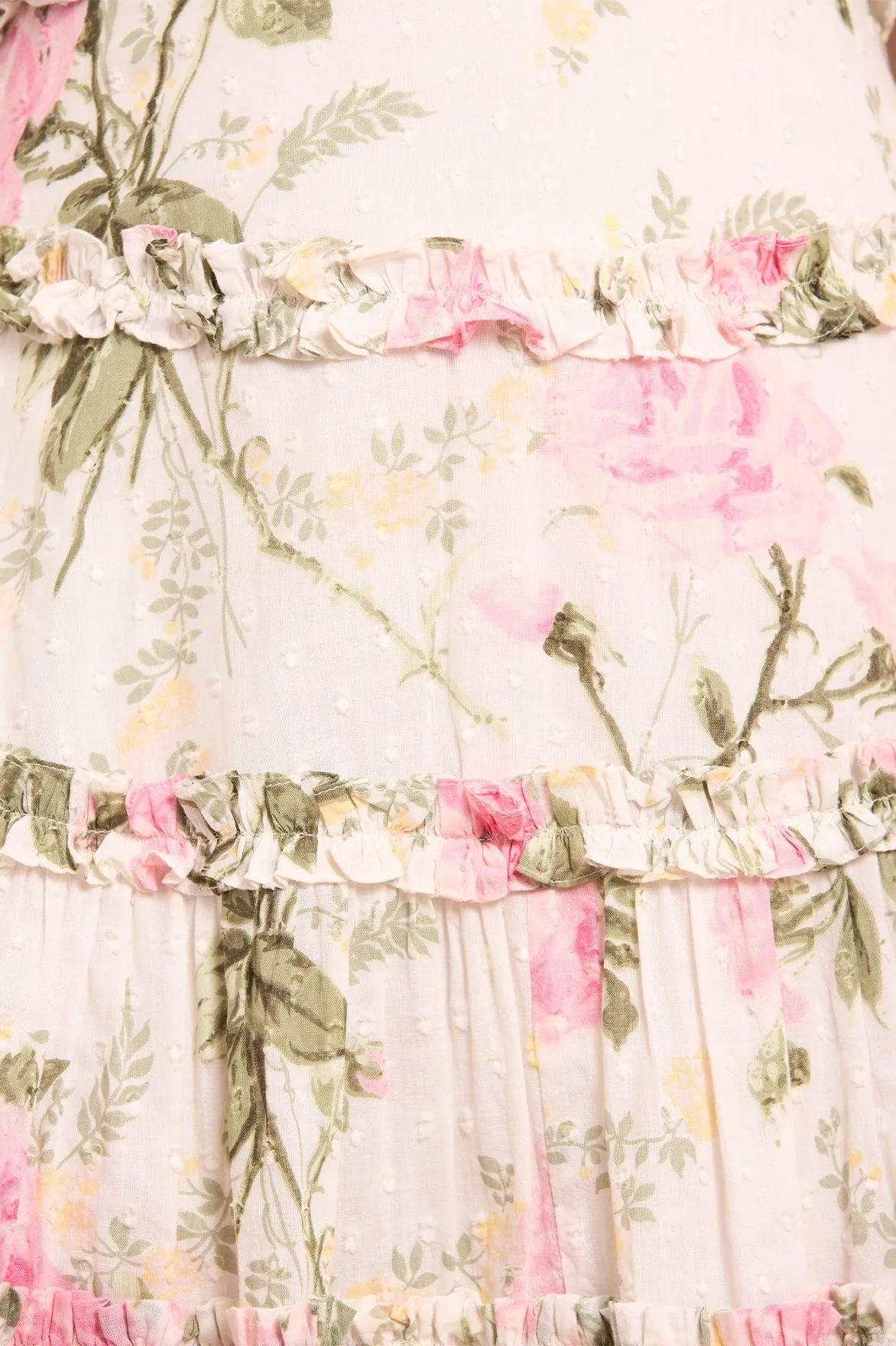 Clean Aesthetic Rose Cotton Backless Ankle Gown