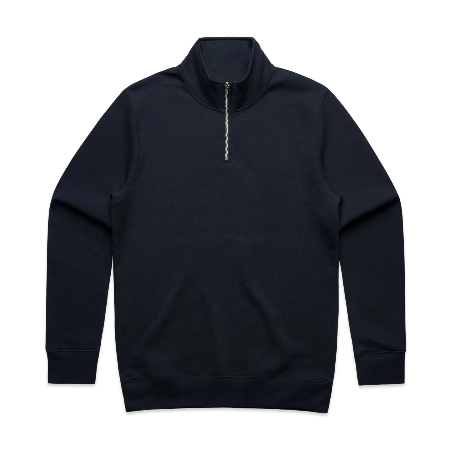 Stencil Half Zip Crew | NAVY Fast Wear Smooth Layer