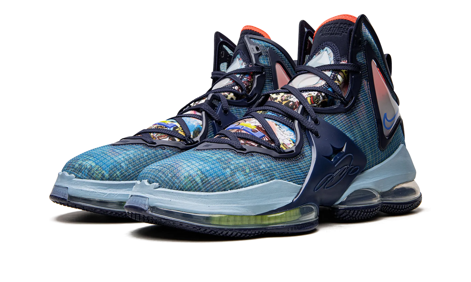LeBron 19 "Fast Food" High Energy Return Midsole Traction Optimized