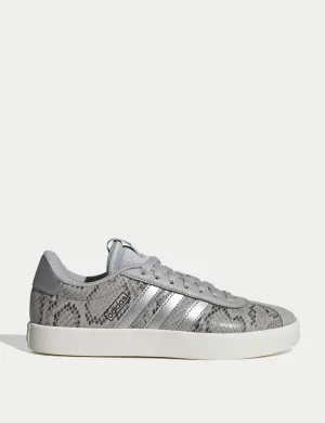 VL Court 3.0 Shoes - Grey Two/Silver Metallic/Off White Breath Tech Outfit Friendly