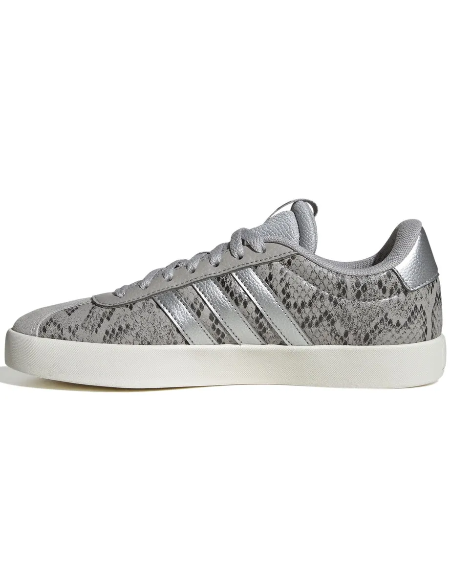 VL Court 3.0 Shoes - Grey Two/Silver Metallic/Off White All Matching