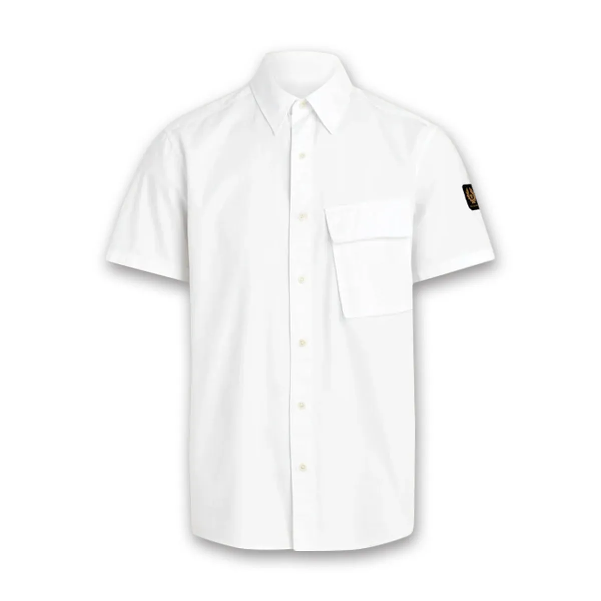Belstaff - Scale SS Shirt in White Comfy Style