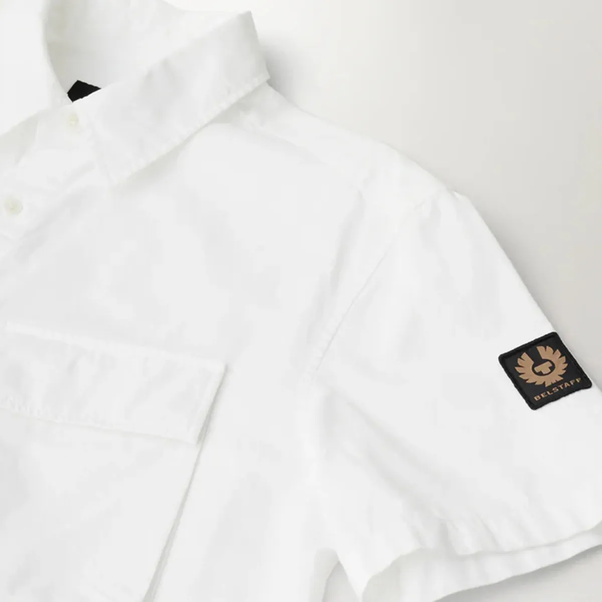 Belstaff - Scale SS Shirt in White Weekend Fashion Modern Simplicity