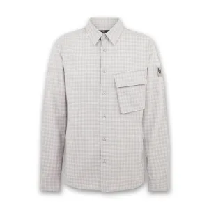 Belstaff - Scale Shirt in Cement Grey Easy Style Wear homecoming