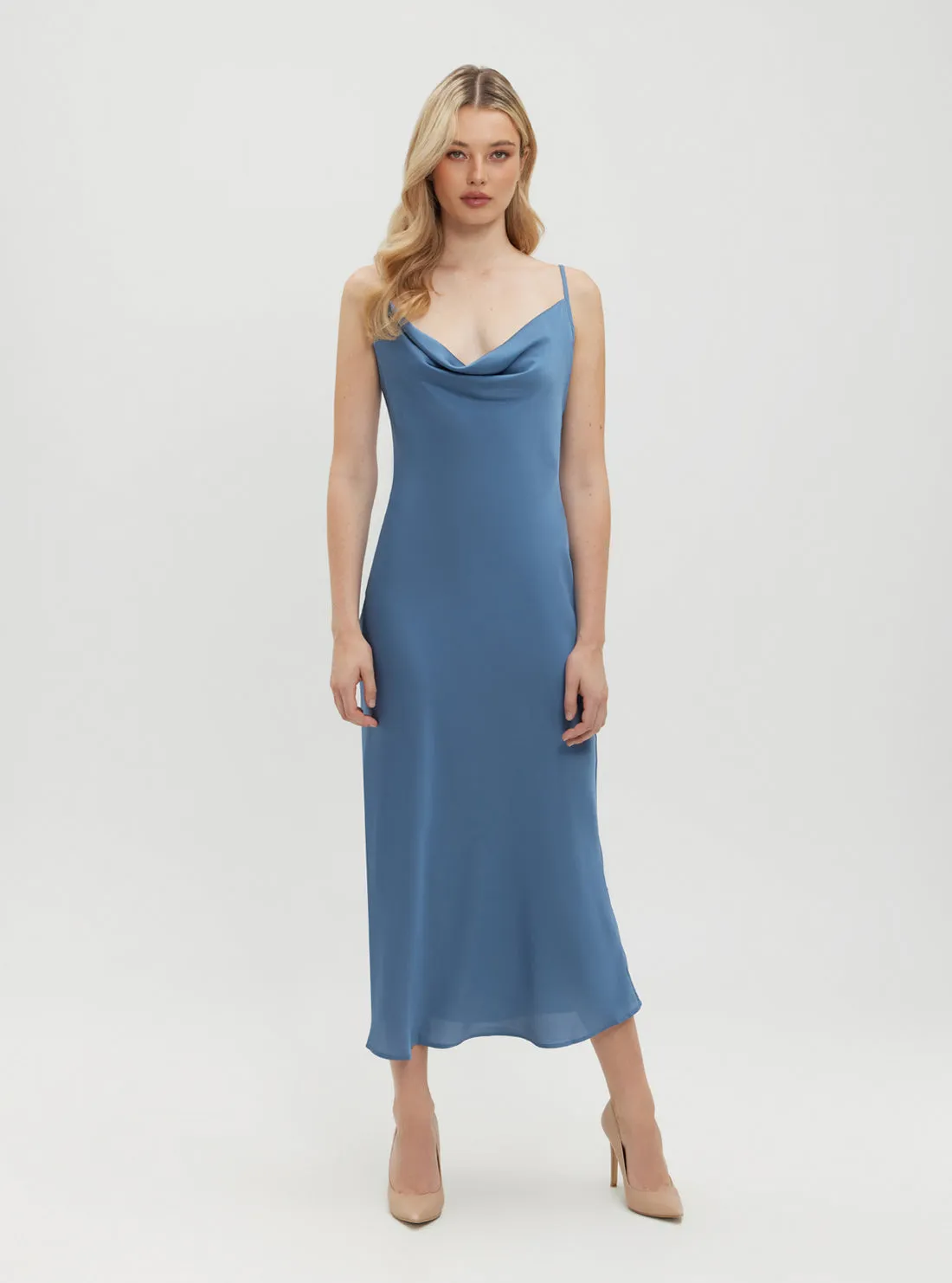 Eco Blue Akilina Maxi Dress Easy and Effortless