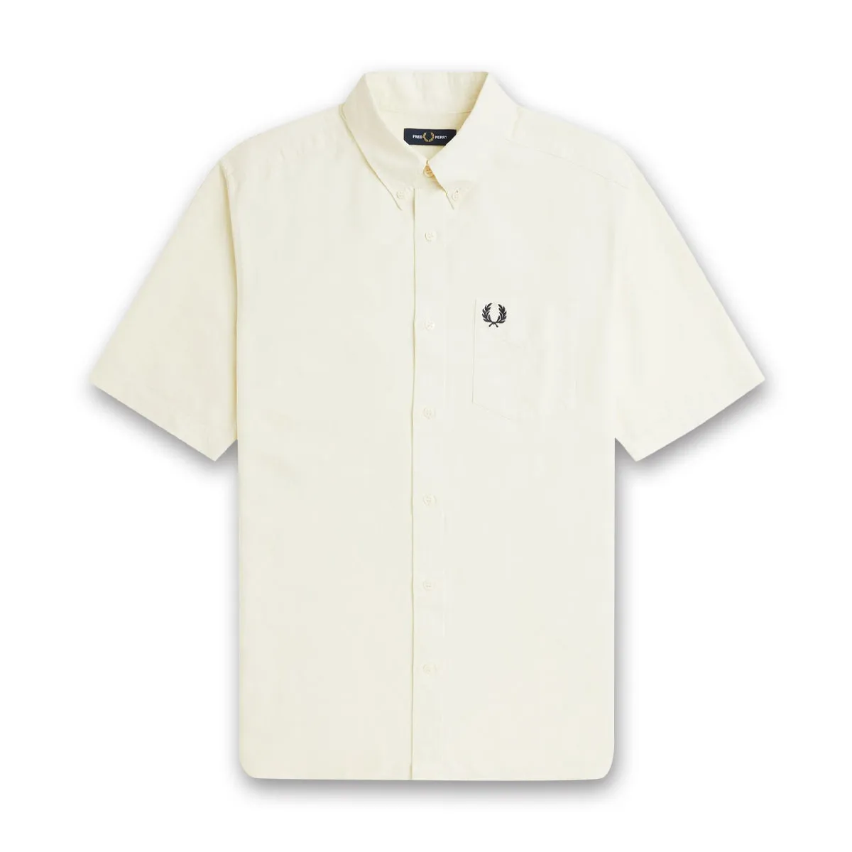 Fred Perry - Oxford SS Shirt in Ecru timeless