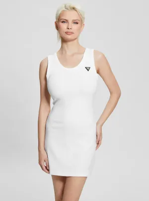 Eco White Nyra Active Mini Dress Breathable-Lining