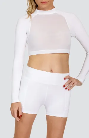 fade resistant color Classic Vibes Edie Layering Top - Chalk White - FINAL SALE