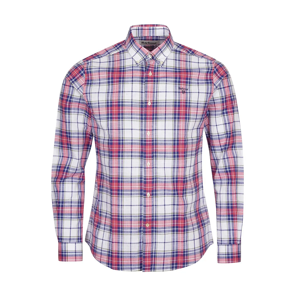 Barbour - Blakelow Tailored Fit Shirt in Whisper White quick-drying Kids playfulness