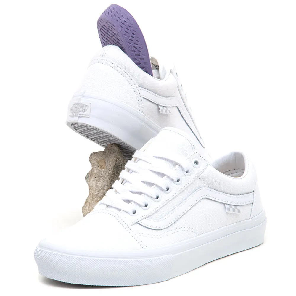 Skate Old Skool (Canvas True White) VBU Summer Base Comfort Wedge