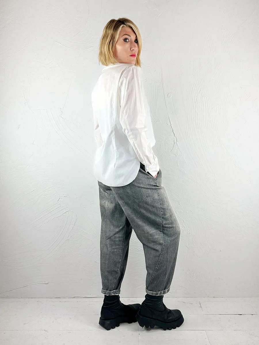 Elemente Clemente Denim Effect Sipa Trousers Cozy Style