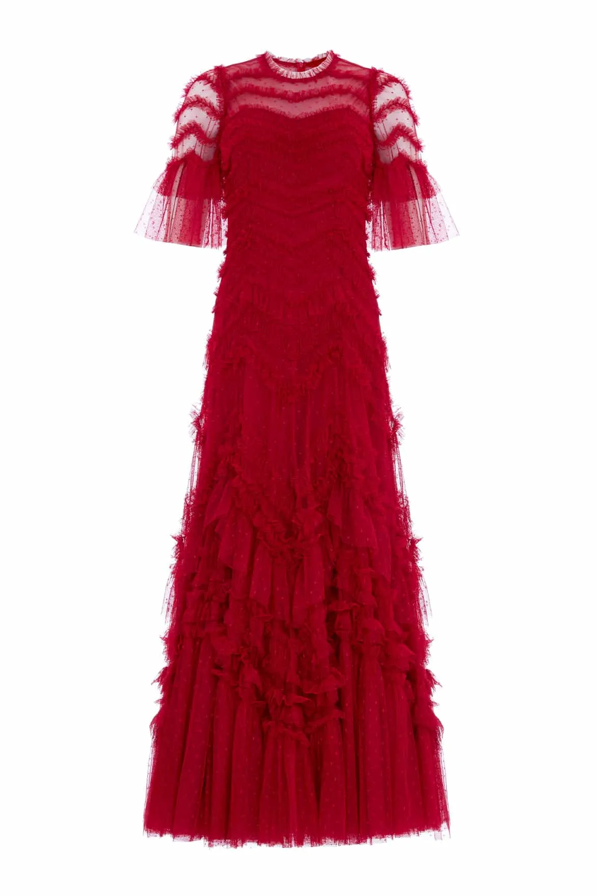 ElasticWaistband Elia Short Sleeve Gown