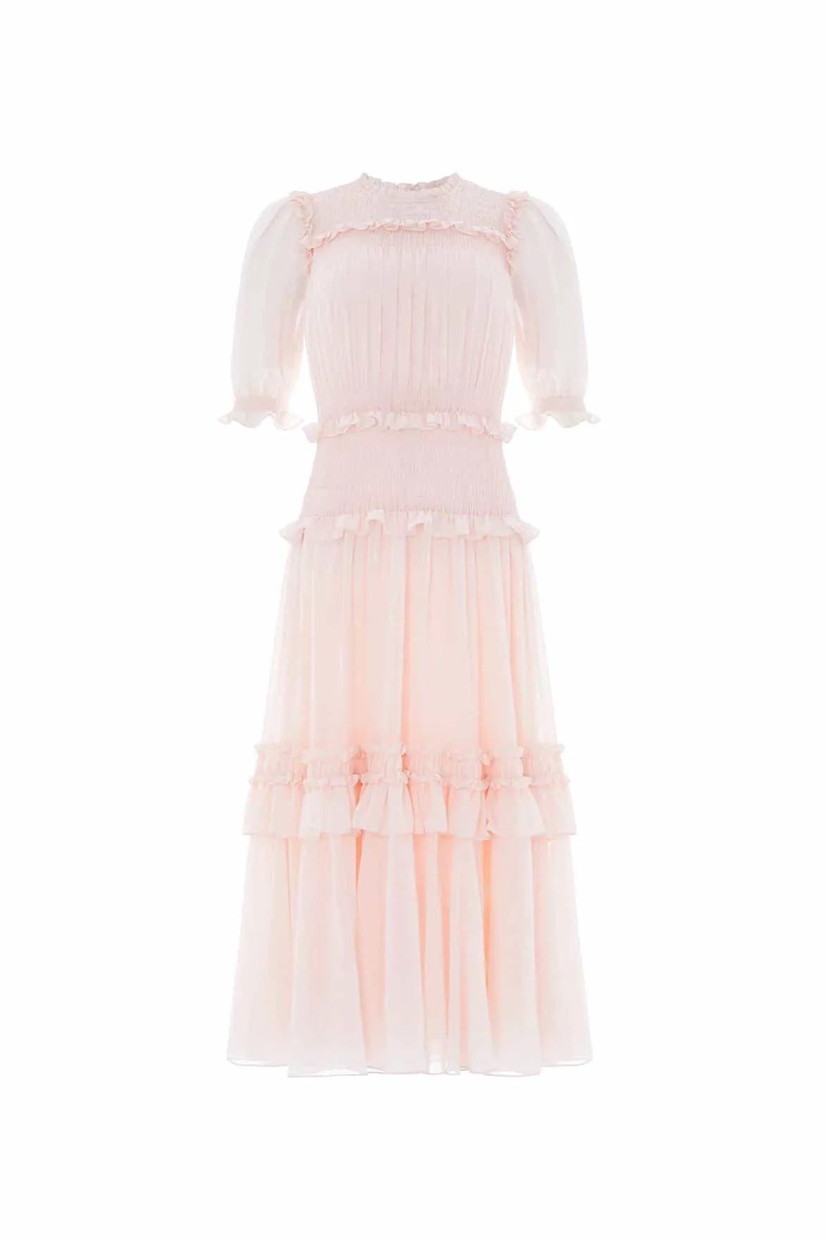Emilia Crepe Ballerina Dress Cool Structure Cafe Vibe