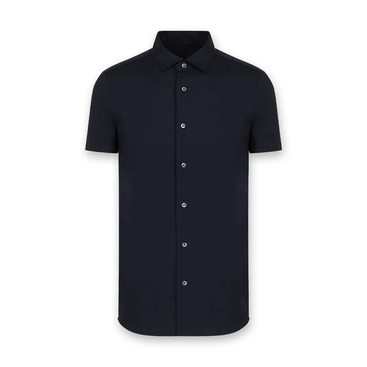 Comfy Pieces Sporty and Cool Emporio Armani - SS Jersey Blend Shirt in Navy