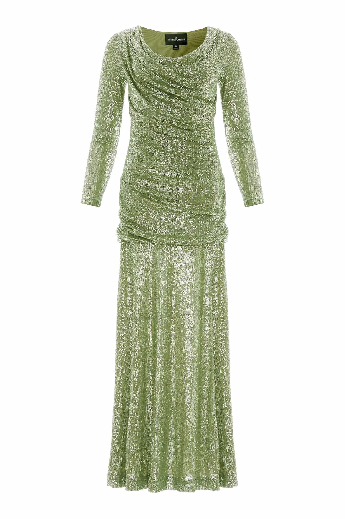 Erin Long Sleeve Gown Versatile dress for layering Vibrant evening gown