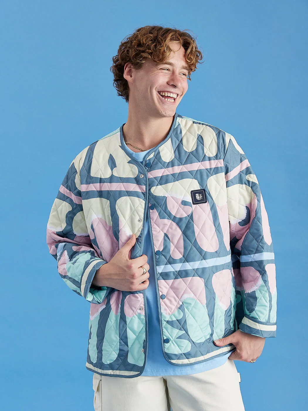 Compression Packability PFC Free Waterproofing Everest Retro Pattern Quilted Jacket