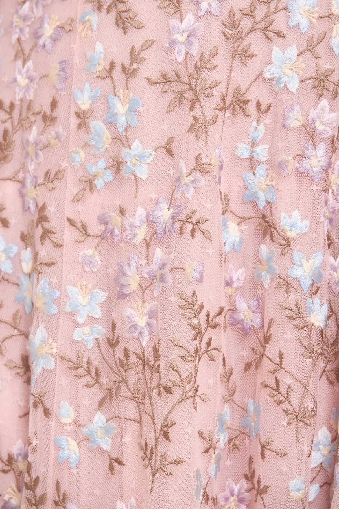 Formal Wear Vibrant color dress Everett Bloom Round Neck Ankle Gown