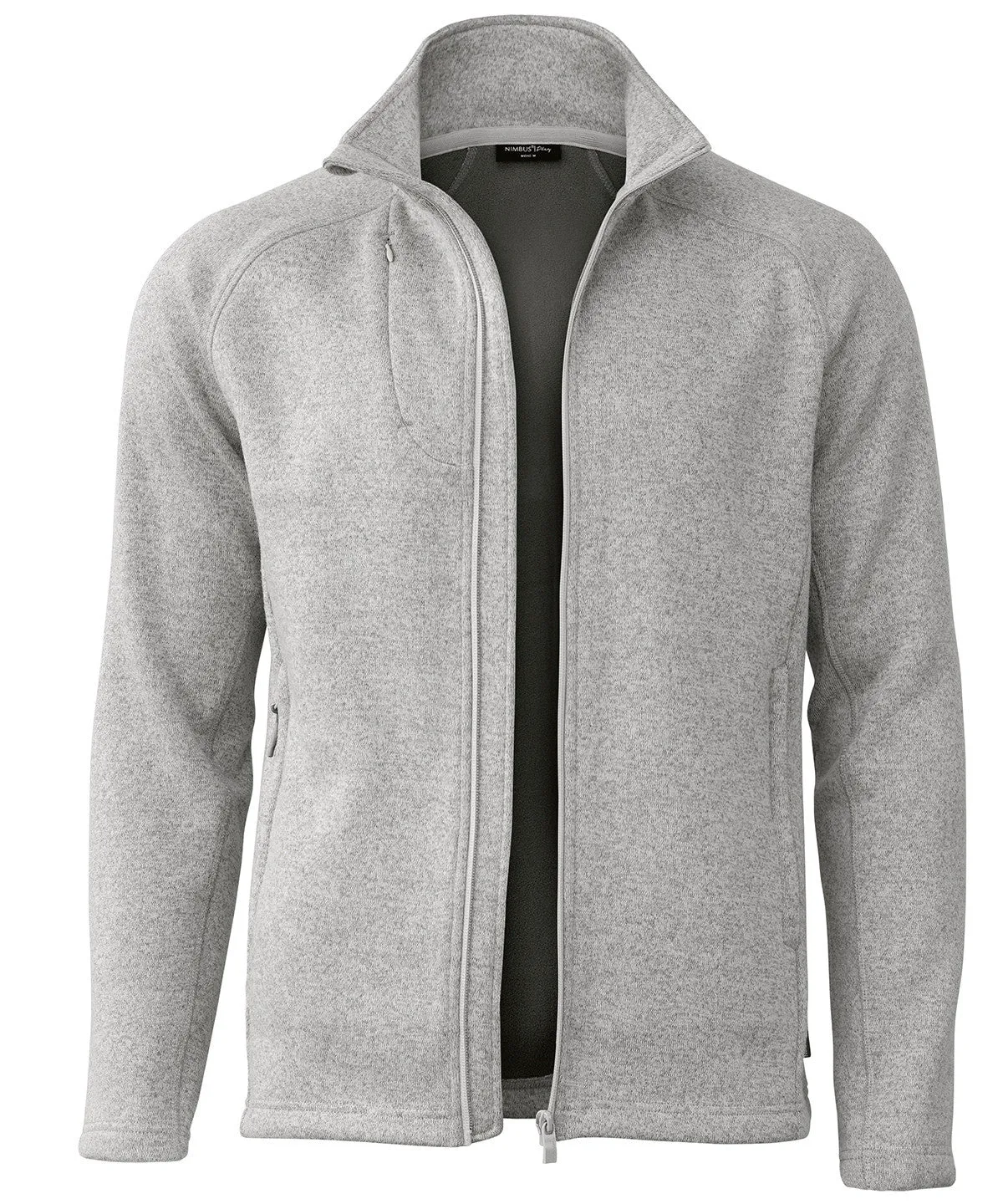 Daily Coverage Montana Knitted Fleece Jacket | LIGHT GREY MELANGE
