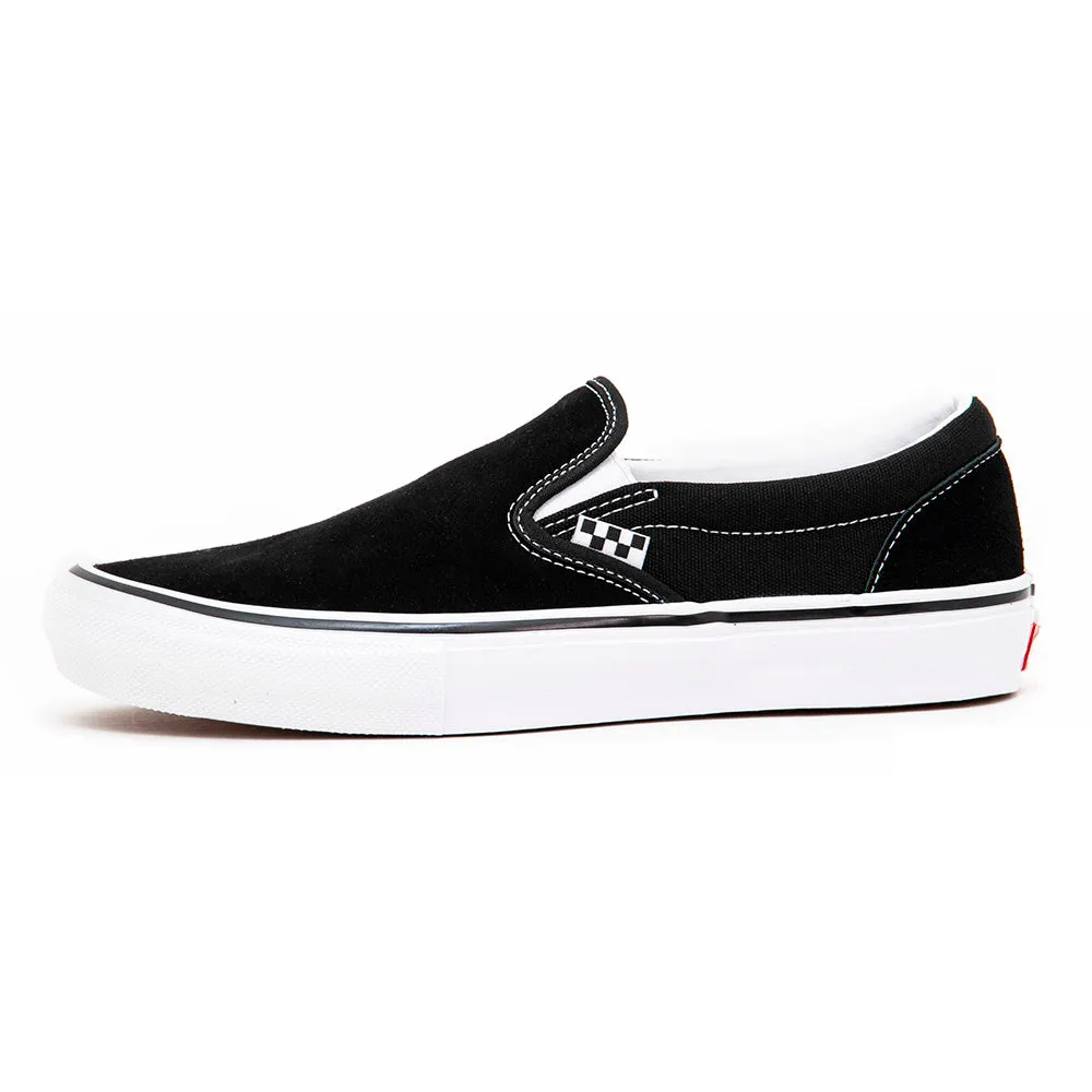 Breathable Airflow Channels Skate Slip-On (Black / White) VBU