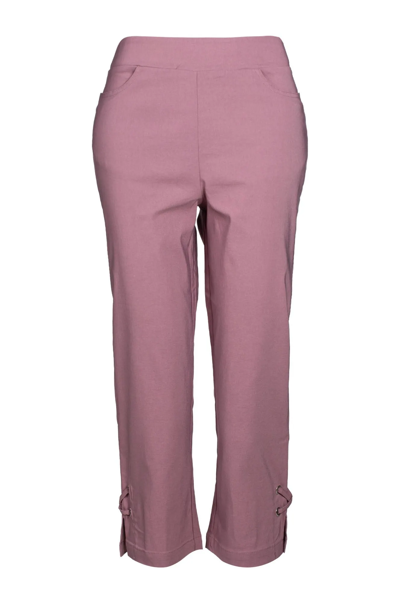 All Season Fit Mid Calf Pants | DUSKY ROSE | 6302C1