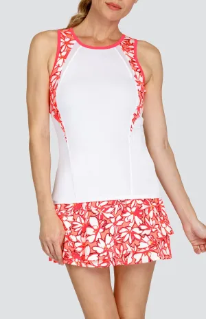 Soft And Comfortable No-Fuss Design Sophie Tank - Chalk White - FINAL SALE