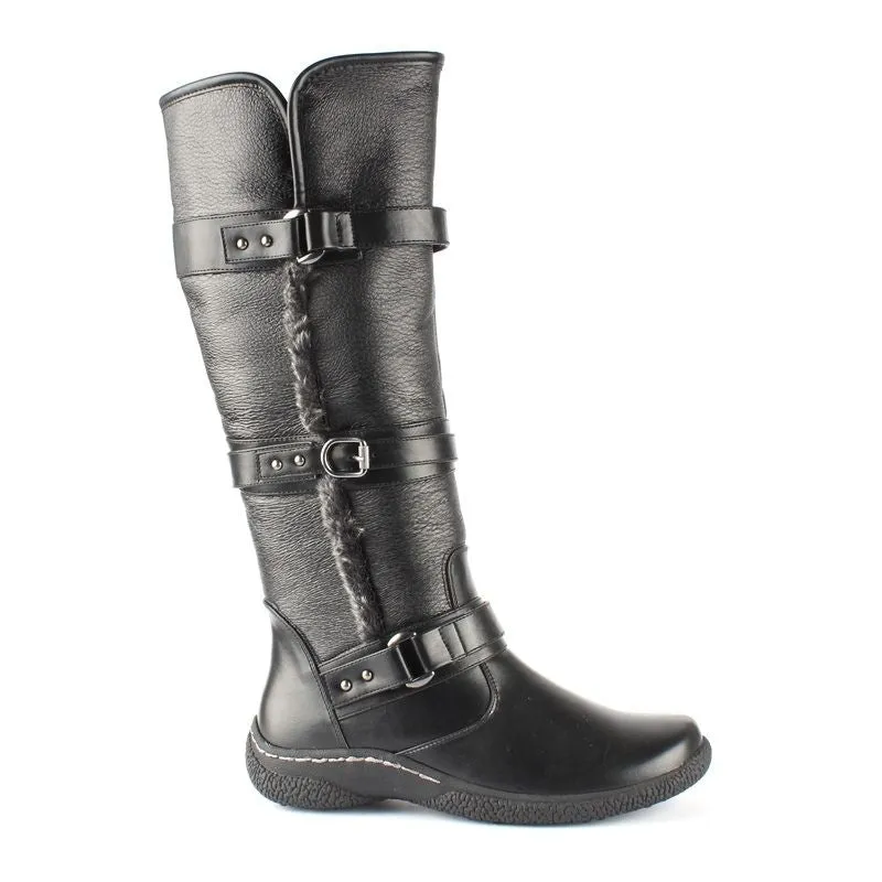 Womens St Laurent Tall Boot Breathable Textile Lining Eco Friendly Construction
