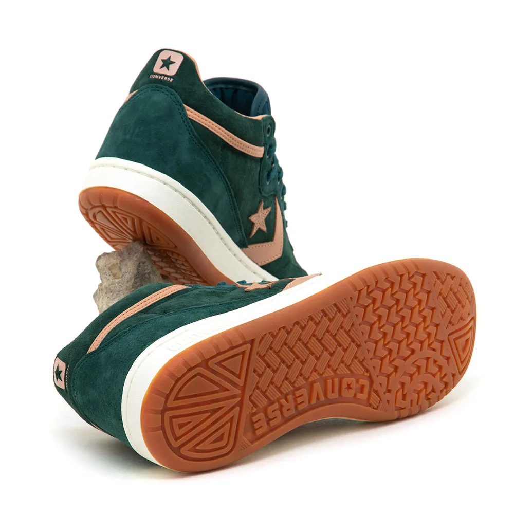 Fastbreak Pro Mid (Rubber Plant / Vachetta Beige) (S) Earth Tone Reinforced toe box