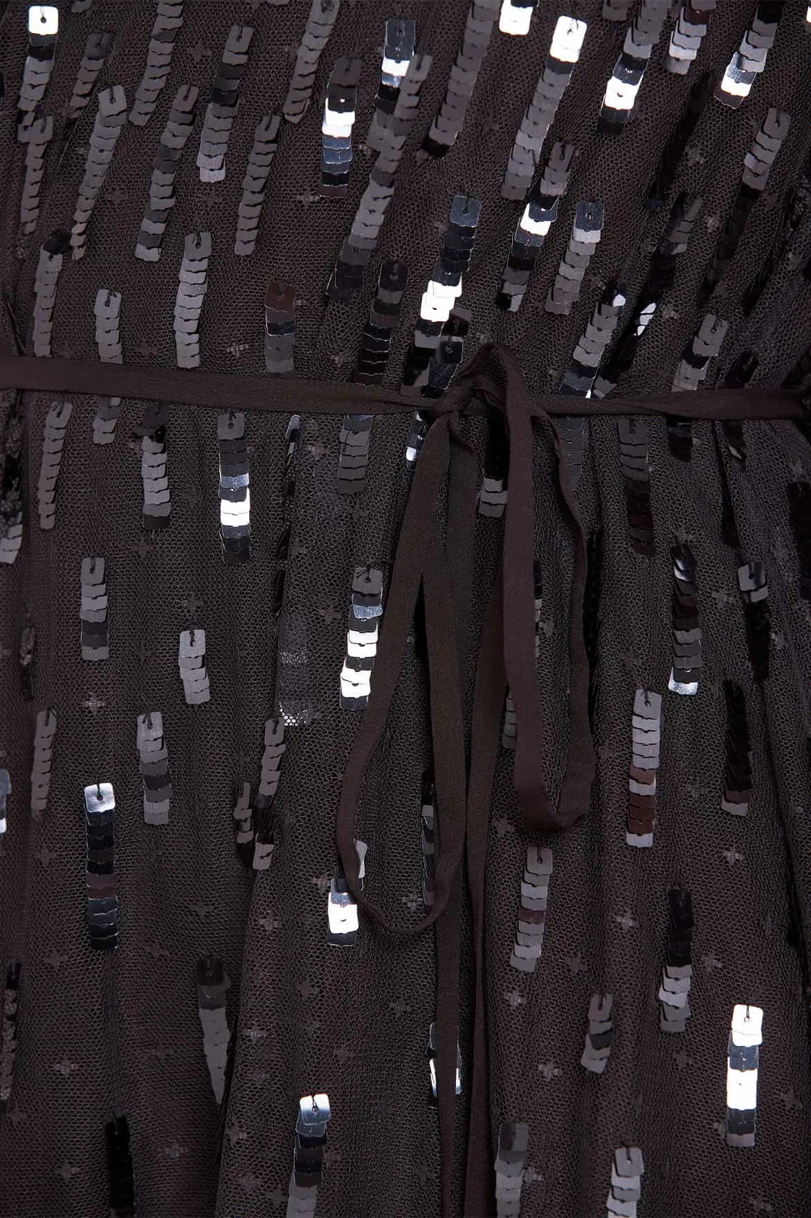 Sequin Dash Mini Dress Elegant Appearance Effortless Tailoring