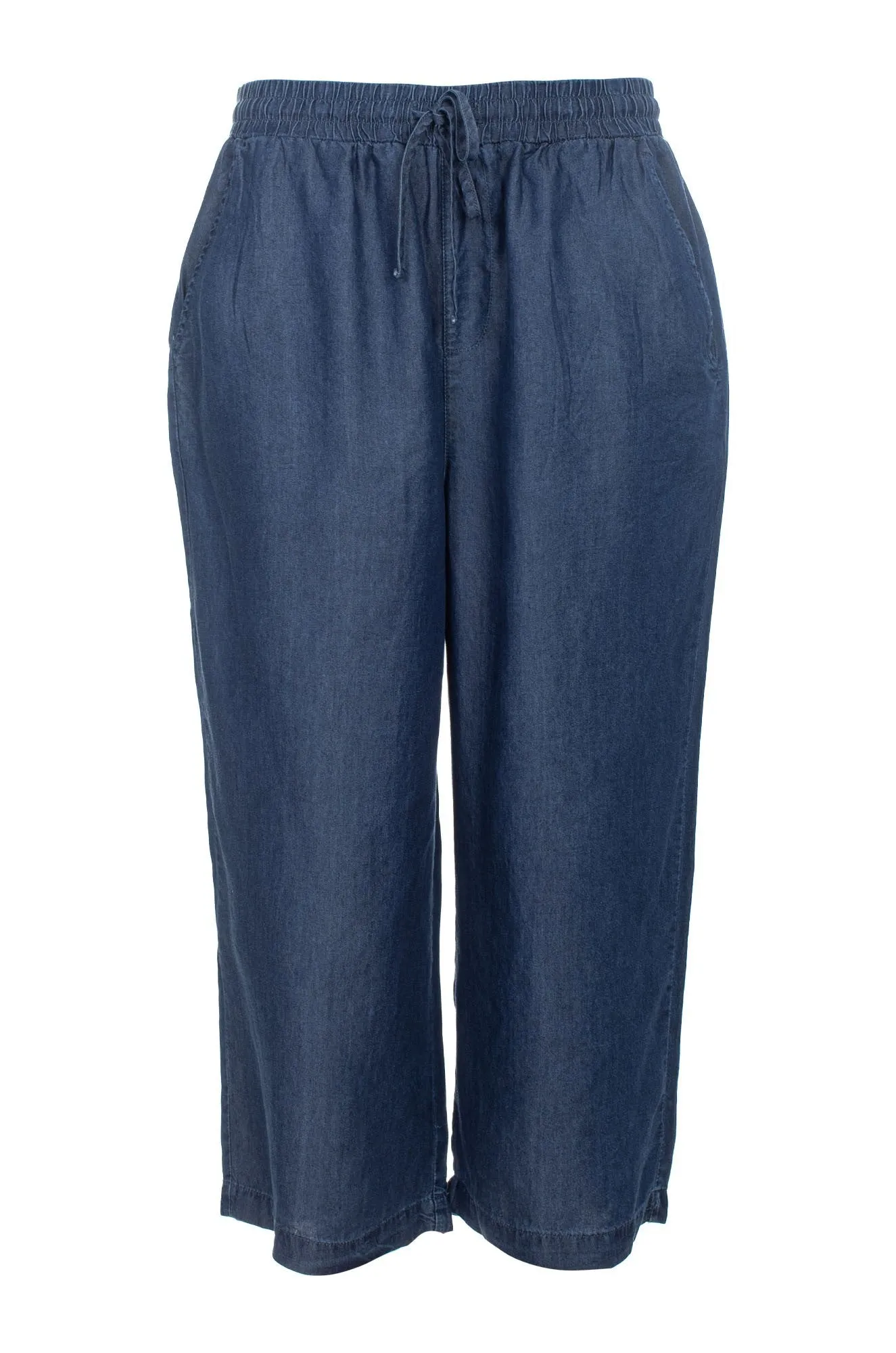 Mid Calf Pants | DARK INDIGO | 6636C1 Easy Fit Timeless Appeal