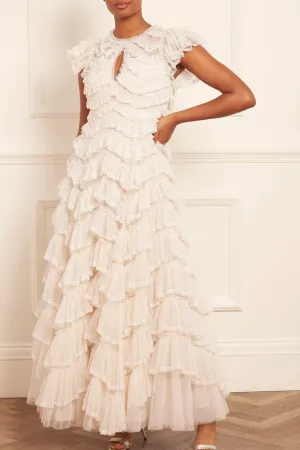 Libby Lace Gown Luxe Mood Effortless Waist Design