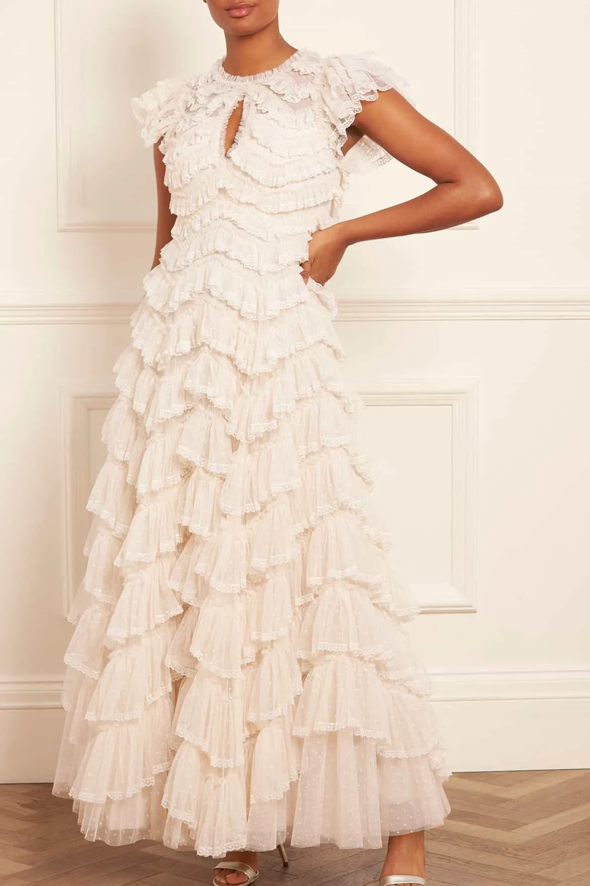 Libby Lace Gown Luxe Mood Effortless Waist Design