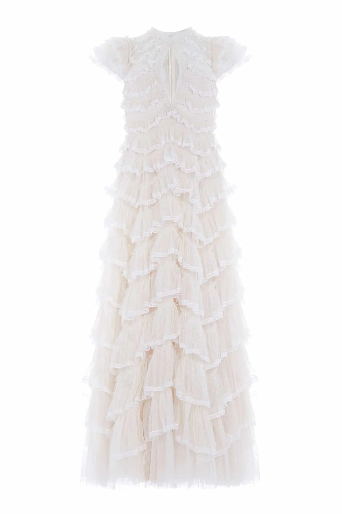 Libby Lace Gown Comfortable fit dress for all body types Cool Drape