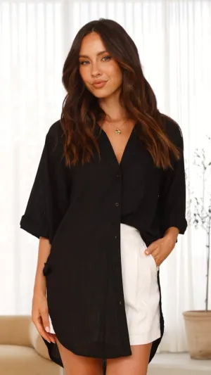 Samson Button Up Shirt - Black Code Soul