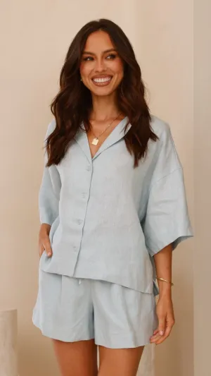 Luna Button Up Shirt - Blue Harbor Style