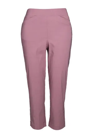 Movement Flex Snug Waist Mid Calf Pants | DUSKY ROSE | 6308C1