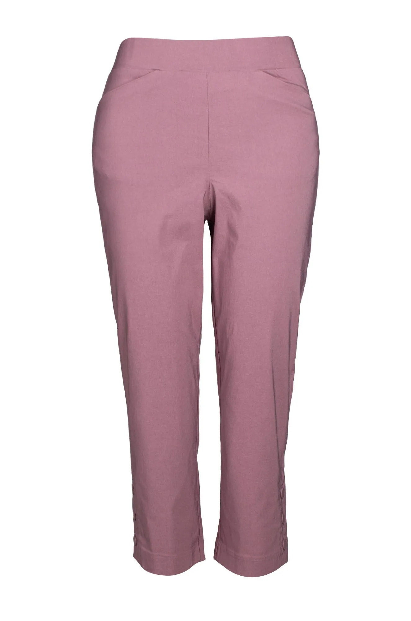 Movement Flex Snug Waist Mid Calf Pants | DUSKY ROSE | 6308C1