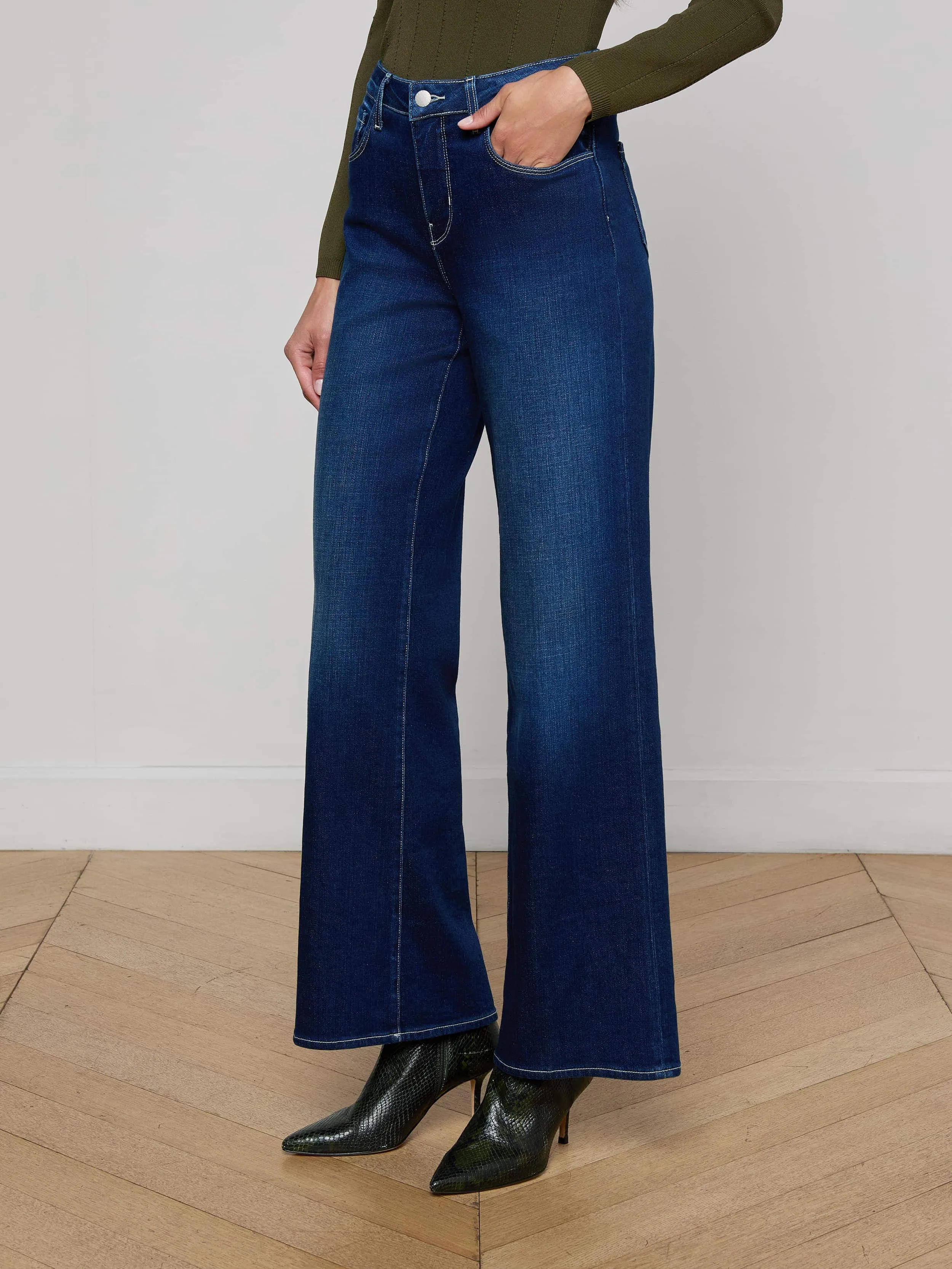 General Option Modern Minimalist Fashion Lover Alicent Wide-Leg Jean