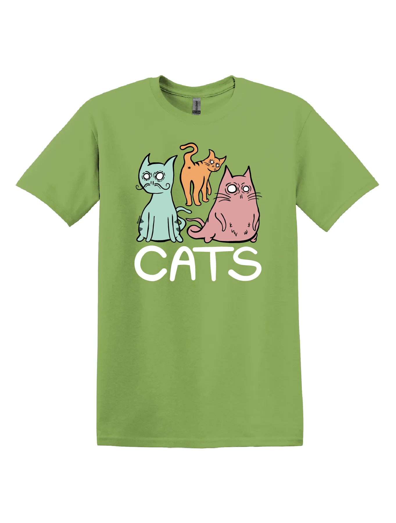 Cats ?? Kiwi Unisex T-Shirt Trendy Layering Comfort Stretch Fit