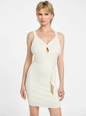White Silvie Mirage Mini Dress All Time