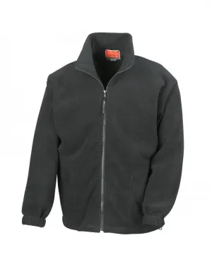 Full Zip Active Fleece Jacket | BLACK Relaxed Outfit Gear City Explorer