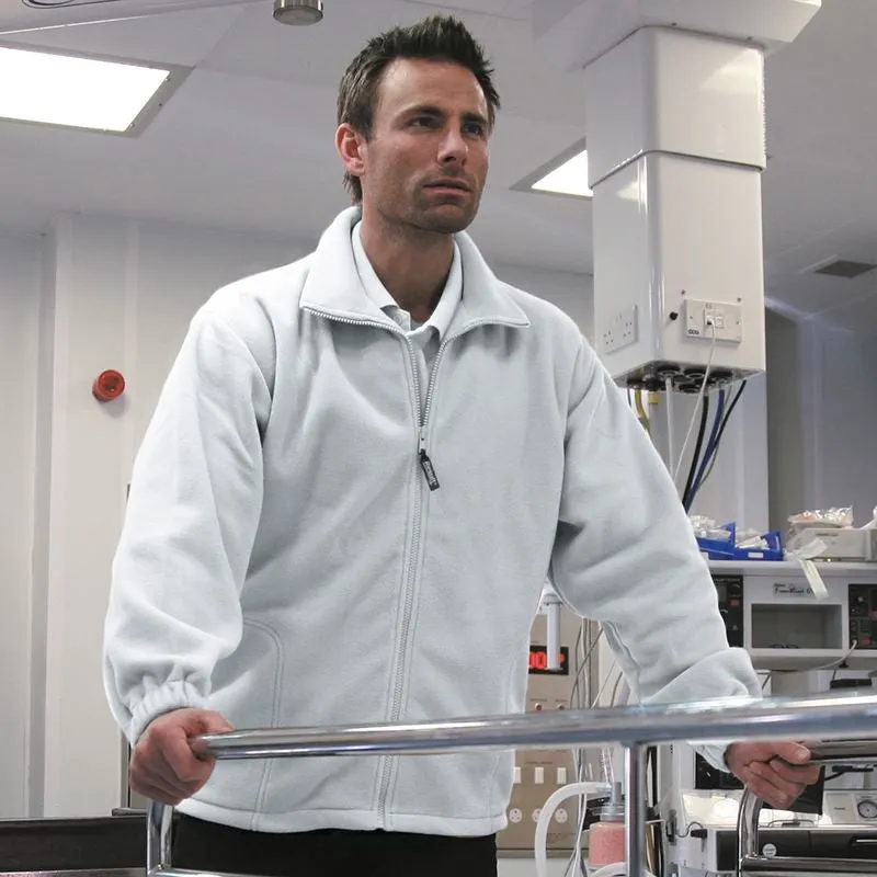 Full Zip Active Fleece Jacket | BLACK Loop Back Construction