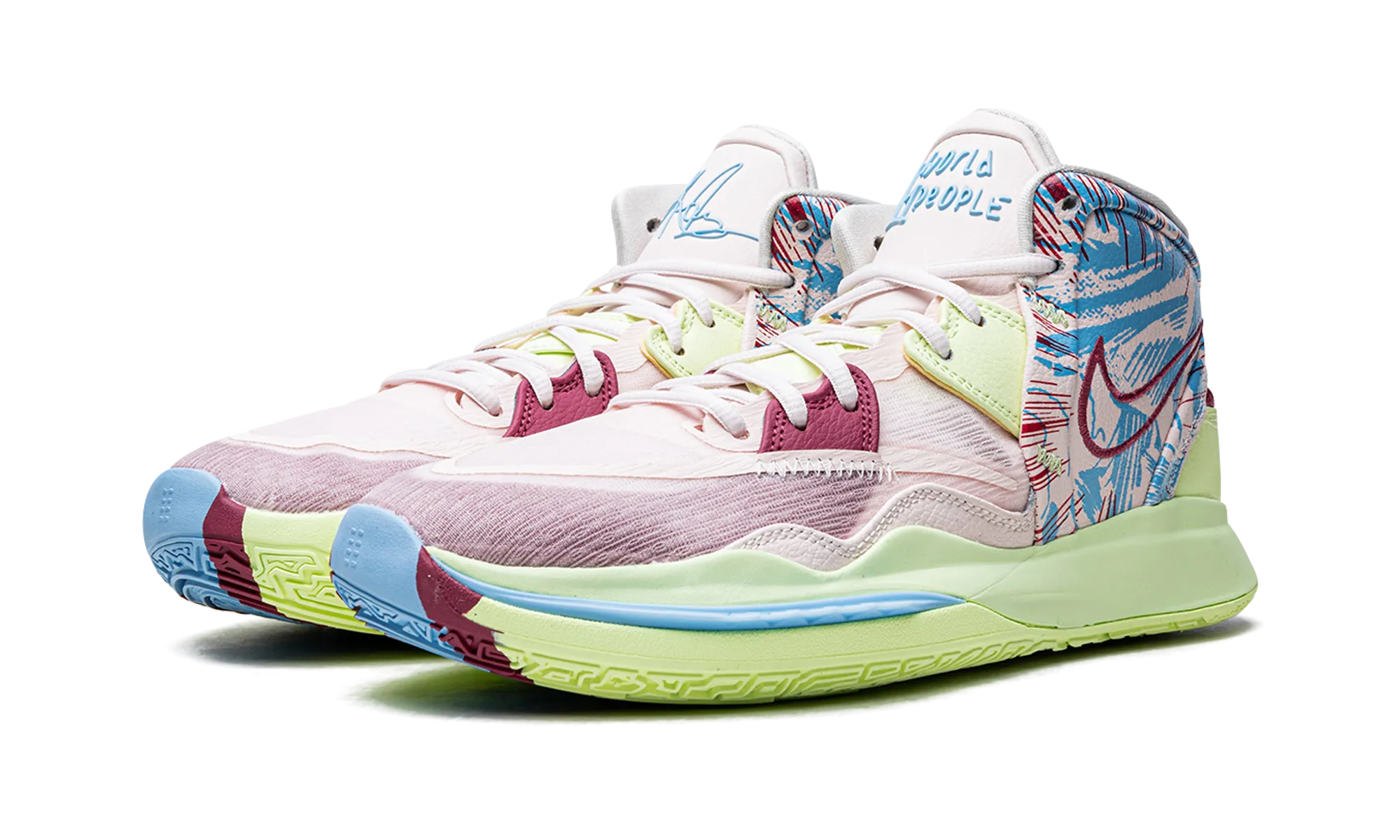 Kyrie 8 Infinity "1 World 1 People" narrow - toe shoes